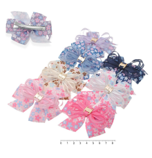 Заколка уточка для волосся з бантом 8см 1шт (25-14338)