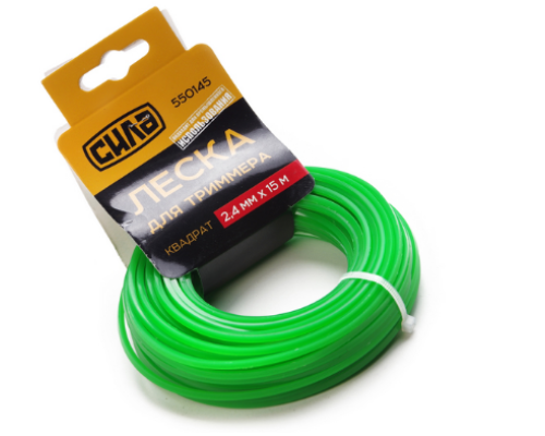 Лiска для тримера КВАДРАТ 1,6 мм 15 м