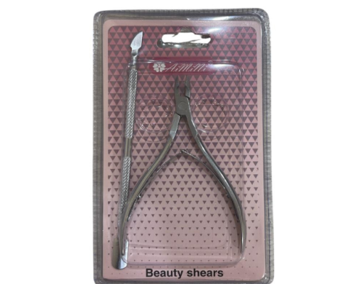 Набір для манікюру з 2 одиниць на аркуші (кусачки + пушер)