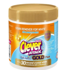 CLEVER ATTACK відплямовувач для білих речей 730 г