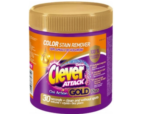 CLEVER ATTACK відплямовувач для кольорових речей 730 г