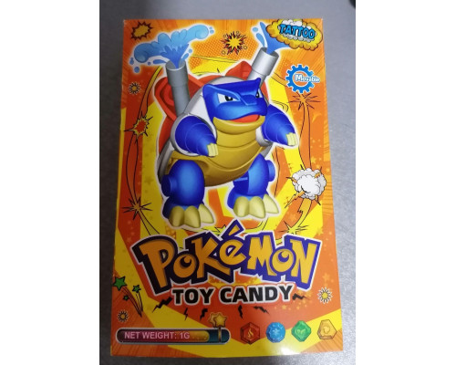 Іграшка POKEMON + карамель шипуча, тату