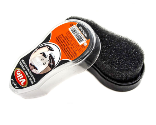 Губка №VMS120 для взуття Vilo блиск міні чорна