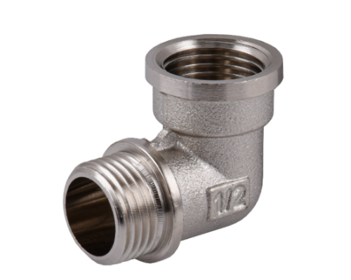 Кутник 1/2″ВЗ нікельований NL333S OPTIMUM