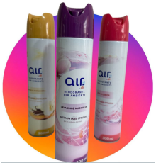 Освіжувач №2 мікс AIR W5 ZEN FLOWER/ LAVENDER MAGNOLIA/ VANILLE ORCHID 300ML WATER BASED