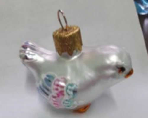 Скляна іграшка 1069 Пташка