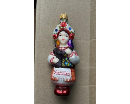 Україночка в віночку скло формовка