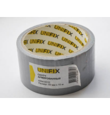 Стрічка клейка армована сіра 50 мм 10 м  (UNIFIX) ARM-5010