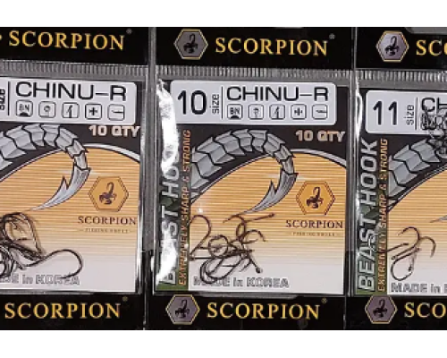 Гачок Scorpion CHINU 10шт