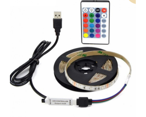 LED Стрічка світлодіодна 2м 5050 RGB (120) 8251/10008