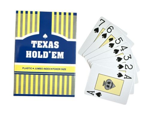 Карти гральні 54шт пластикові №308 Texas (144)
