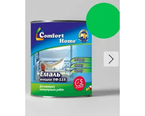 Емаль ПФ 115 Комфорт зелена 0.9 кг