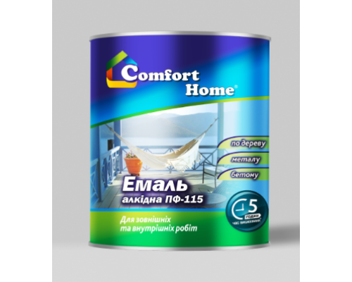Емаль ПФ 115 Комфорт черв.коричн 0.9 кг