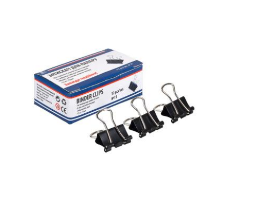 Біндер 15мм металевий "С" 12шт