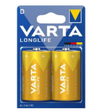 Батарейка VARTA LR20 LONGLIFE 1шт.