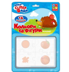 Асоціації "Кольори та фігури" в коробці (укр)