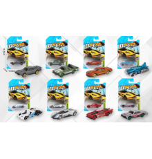 Машинка на листі металева 8см №324-227