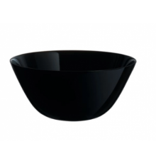 V3892 Посуд скляний «Luminarc» Zelie Black - салатник круглий d=24см