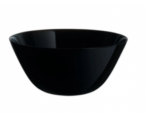V3892 Посуд скляний «Luminarc» Zelie Black - салатник круглий d=24см