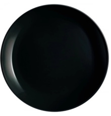 Тарілка обідня кругла d25см P0867 «Luminarc» Diwali Black