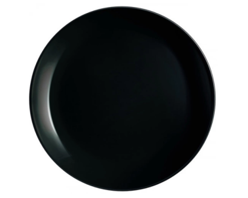 Тарілка обідня кругла d25см P0867 «Luminarc» Diwali Black