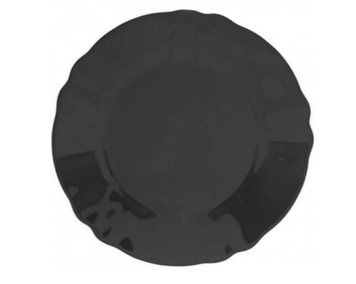 *Q1890 Тарілка глибока кругла 22см «Luminarc» Louis XV Black
