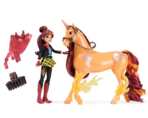 Набір з ляльки та єдинорога Spin master Академія єдинорогів Валентина та Вуглик