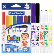 Фломастери 8 кольорів 8660/08 Baby CENTROPEN 1+