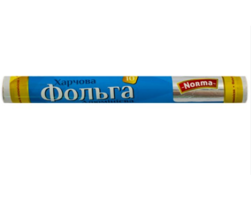 Фольга харчова TM Norma 10(3) (100)
