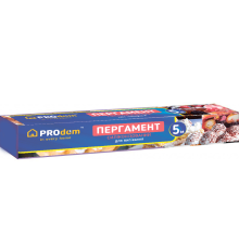 Пергамент для випікання 5 м білий СИЛІКОН, без втулки PROdom (49)