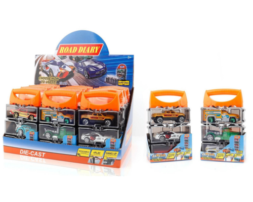 Набір машинок 3 шт металеві 8см №265-3AS