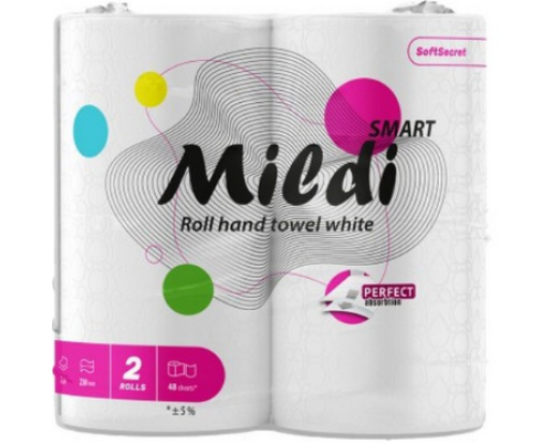 Рушник паперовий "Mildi Smart" целюл. 2 шар.(2 шт)