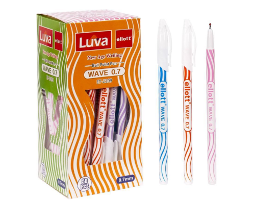 Ручка масляна "Luva" "Ellott" ET2109-50 синя