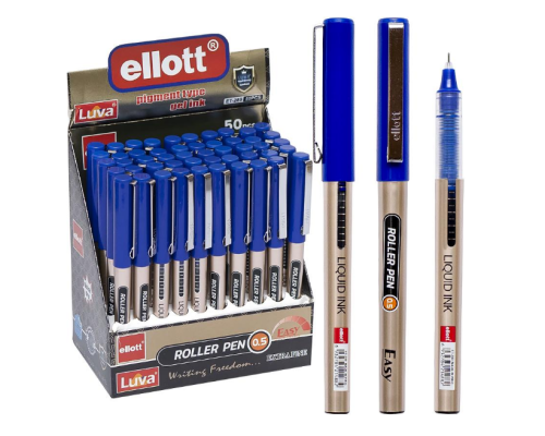 Ручка капілярна "Ellott" ET289-50 вітрина, синя