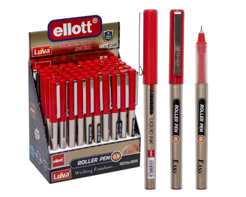 Ручка капілярна "Ellott" ET289-50 червона