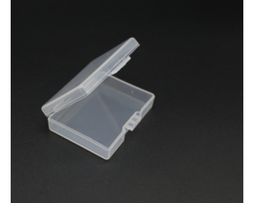 Органайзер пластиковий з відкидною кришкою 54х40х16 мм прозорий