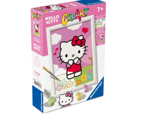 Набір для малювання за номерами CreArt Serie E Hello Kitty для дітей віком від 7 років Ravensburger