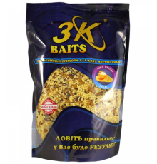 Прикормка 3k Baits Зерновий мікс Пшоно (мед) 500г