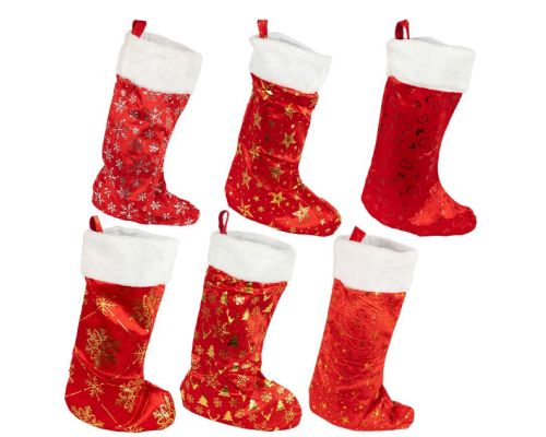 Чобіток для подарунків блискучий 6241-9