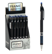 Ручка масляна PIANO автоматична PВ-165 синя