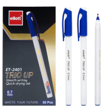 Ручка масляна Trio Up "Ellott" ET2401-50 синя