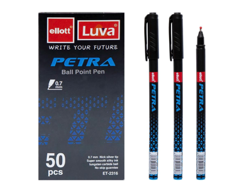 Ручка кулькова PETRA "Ellott" ET2316-50 синя