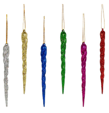 Набір-прикраса "Бурульки" 6шт KY18G341