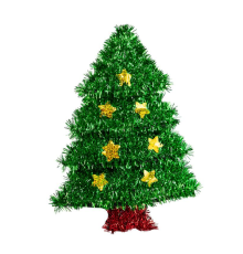 Прикраса з дощику 35×27×5 см "Ялинка" 6033-3