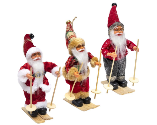 Санта на лижах 18см CX-15