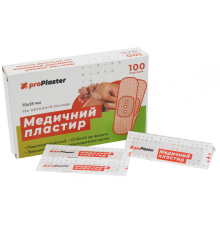 Лейкопластир "proPlaster" (70*18)mm 100шт в уп.