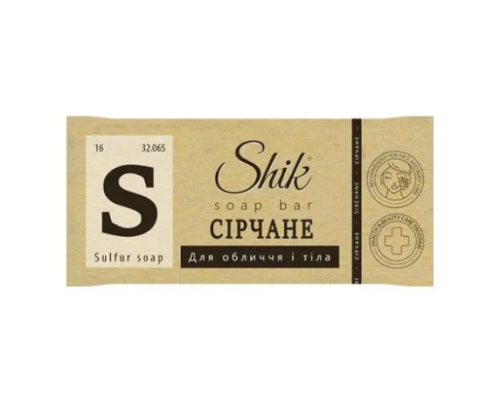 Shik Мило туалетне 140г Сірчане