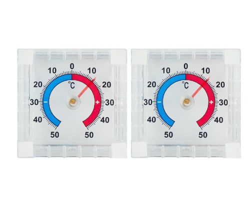 Термометр віконний "Квадрат", 7,5*7,5 см CH207 OPP