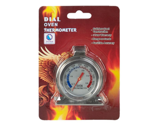 Термометр 7,5*6см для духовки із нержавіючої сталі на блістері CH-J-4