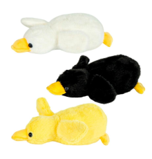 Іграшка плюшева "Качечка" для домашніх тваринок із пищалкою 697